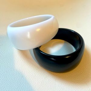 Black and White bracelets